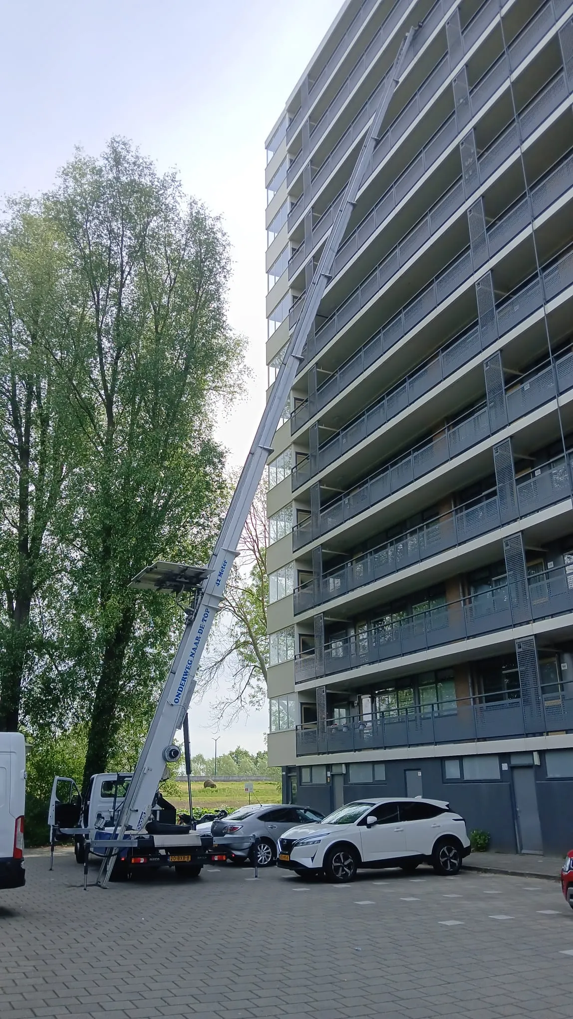 Verhuislift tot de 7e etage
